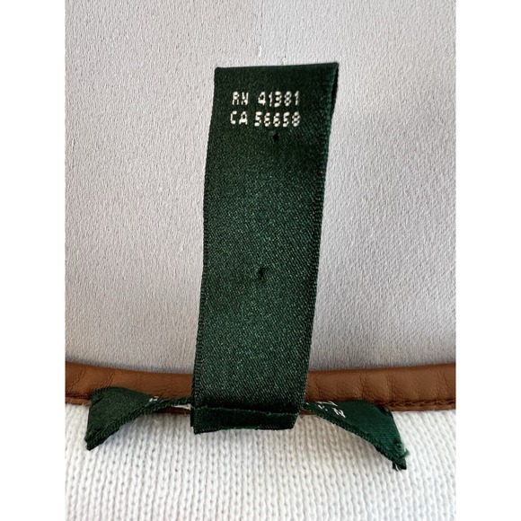 Lauren Ralph Lauren White Cardigan‎ With Gold Buttons Women's Sz Large - Picture 10 of 15